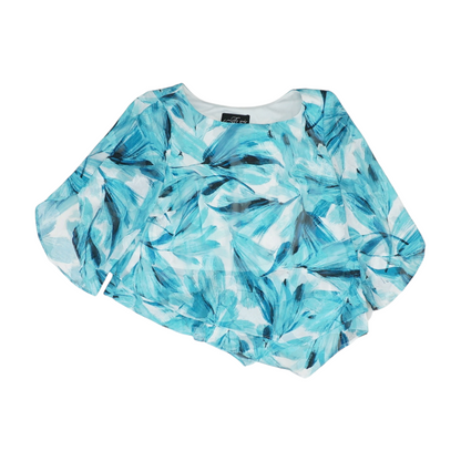 Blue Floral Blouse