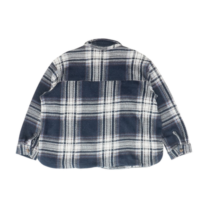Navy Plus Plaid Jacket