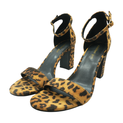 Brown Block Heels