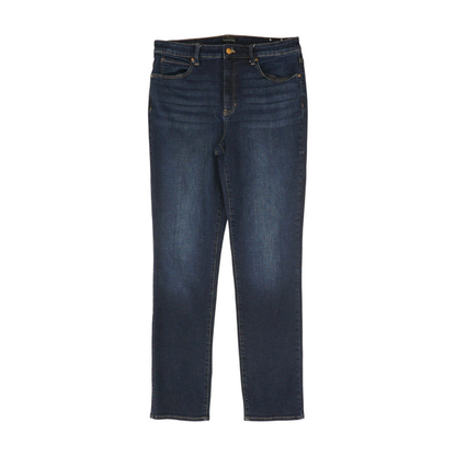 Blue Long Straight Jeans