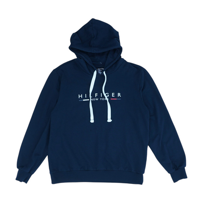 Navy Solid Hoodie Pullover