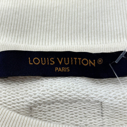Ivory Embroidered Signature Crewneck