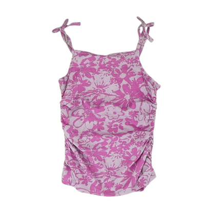 Purple Floral Blouse