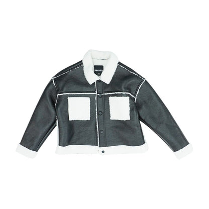 Black Faux Leather Jacket