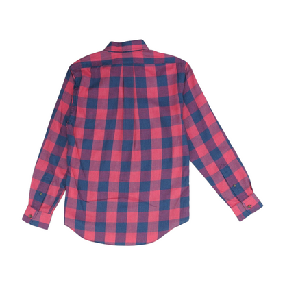 Red Check Long Sleeve Button Down