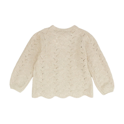 Beige Cardigan Sweater