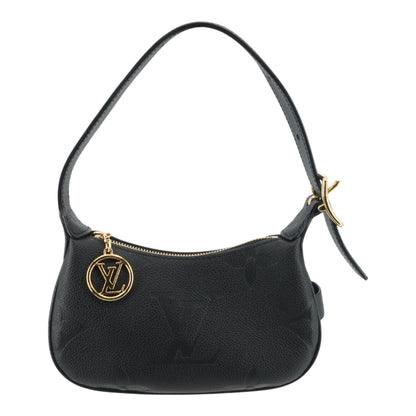 Black Mini Moon Bag in Giant Monogram Empreinte Leather