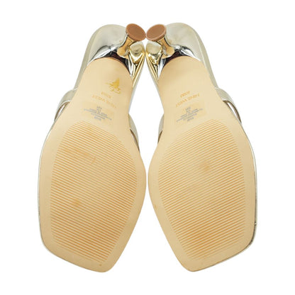 Gold Heeled Sandals