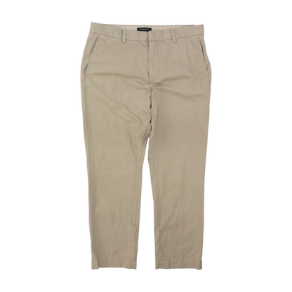 Beige Regular Pants