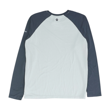 Gray Color Block Raglan T-Shirt