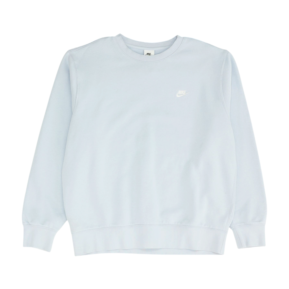 Blue Solid Sweatshirt Pullover