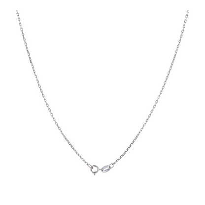 5/8 ctw 18K White Gold Diamond Pendant Necklace