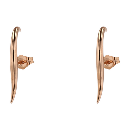 14K Rose Gold Stud Earrings