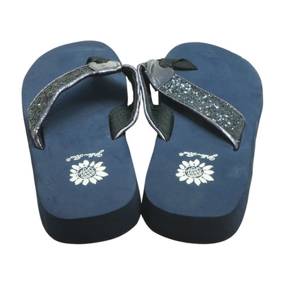 Navy Flip Flop Sandals