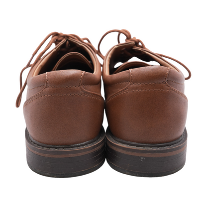 Brown Lace-Up Dress Shoes