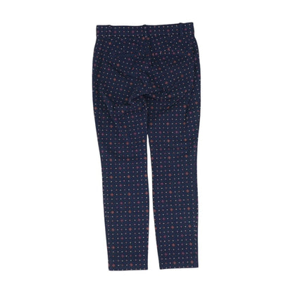 Navy Polka Dot Chino Pants