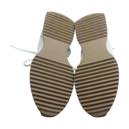 Silver Low-Top Athletic Shoes