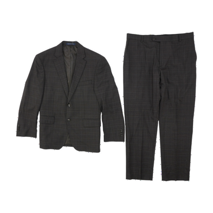 Gray Plaid Suit