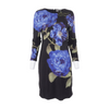 Black Floral Midi Dress