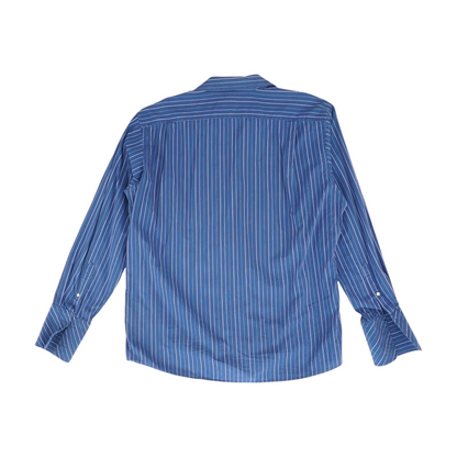 Blue Striped Long Sleeve Button Down