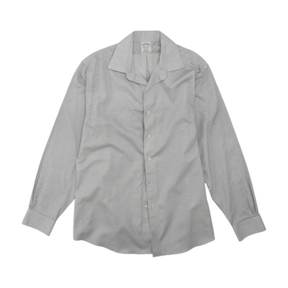 White Check Long Sleeve Button Down