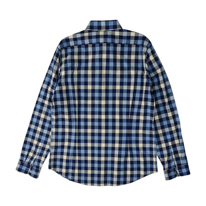 Blue Check Long Sleeve Button Down