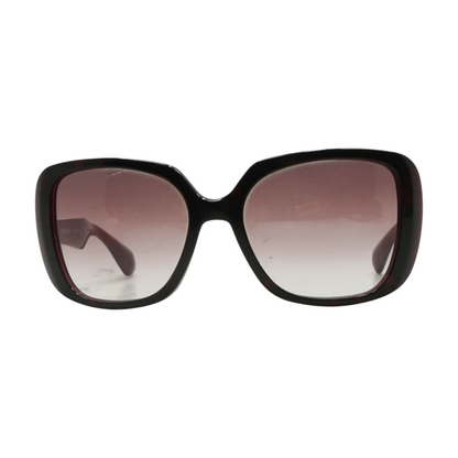 Maroon SMU 02N Oversized Sunglasses