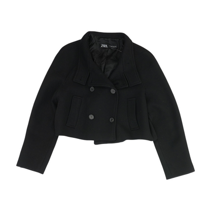 Black Solid Blazer