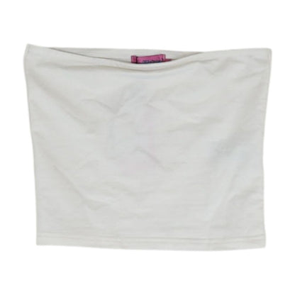White Cropped T-Shirt