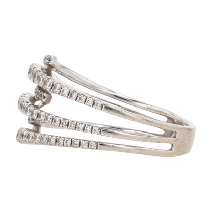 1/2 ctw 14K White Gold Diamond Fashion Ring