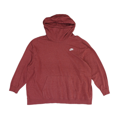 Red Solid Hoodie Pullover