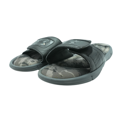 Black Athletic Slides Shoes
