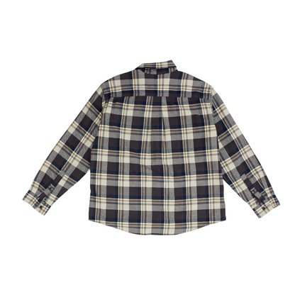 Multi Plaid Flannel Button Down