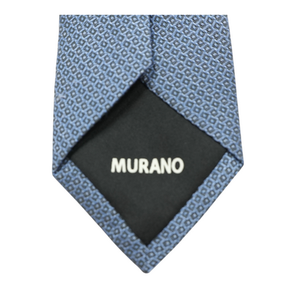 Blue Geometric Neck Tie