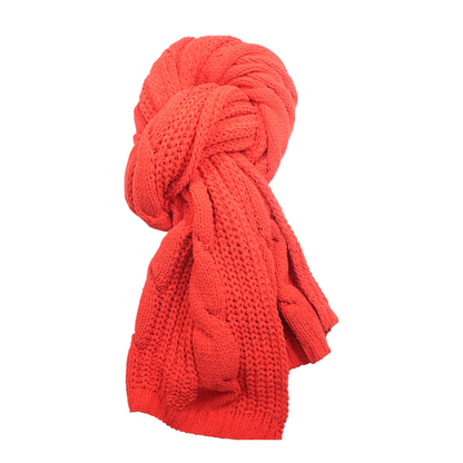 Red Polyester Scarf
