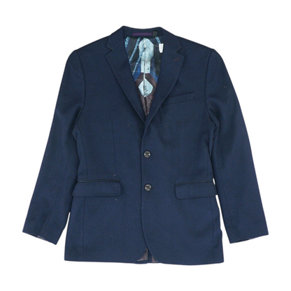 Navy Print Sport Coat