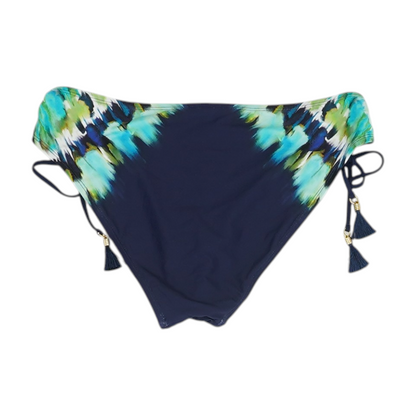 Navy Print Swim Bottom