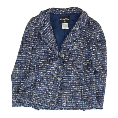 Blue Tweed & Chain Blazer