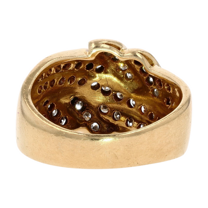 3/8 ctw 14K Yellow Gold Diamond Band Ring