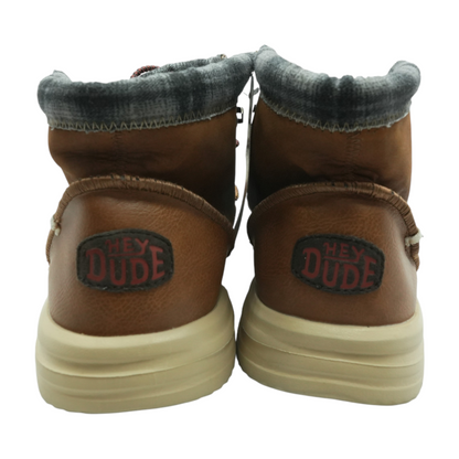 Tan Lace-Up Casual Shoes