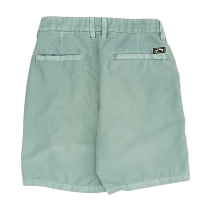 Blue Solid Chino Shorts