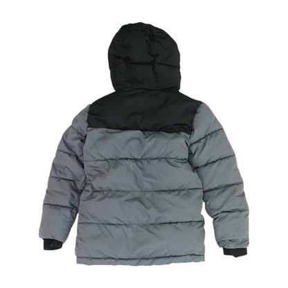 Gray Color Block Jacket