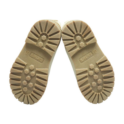 Beige Textile Toddler Shoes