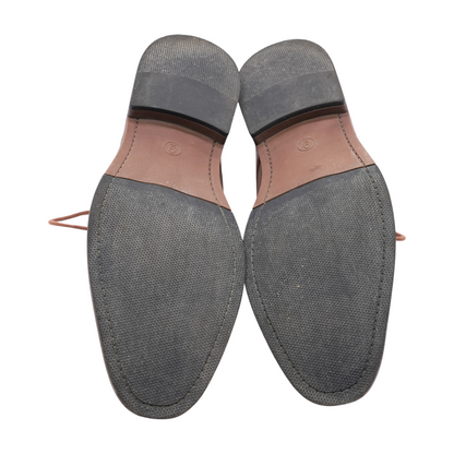Brown Lace-Up Dress Shoes