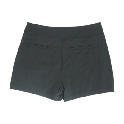 Black Solid Active Shorts