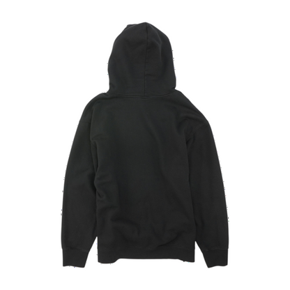 Black Solid Hoodie Pullover