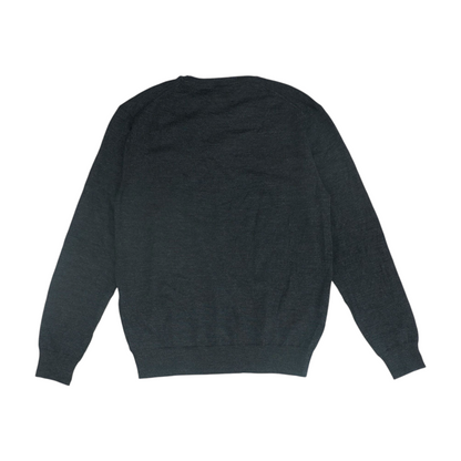 Charcoal Solid Pullover Sweater