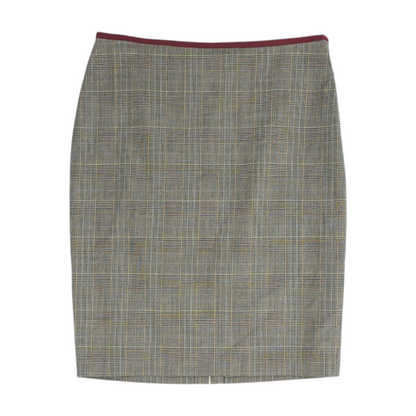 Black Houndstooth Mini Skirt