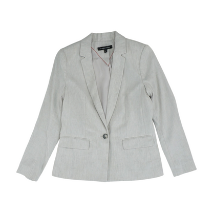 Gray Solid Blazer