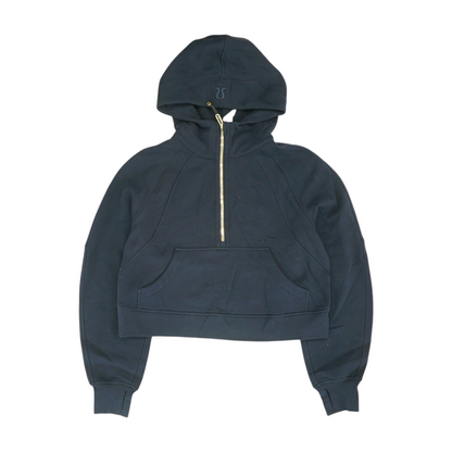 Navy Solid 1/4 Zip Pullover